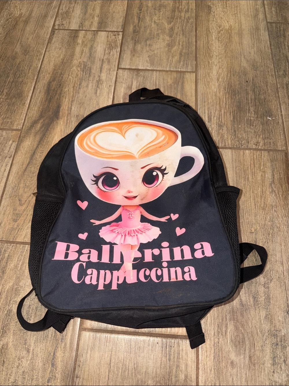 Ballerina Cappuccina Girls' Pink Backpack